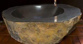 Granite Vessel Hand Carved