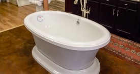 Free Standing Two Tone Aquatic Tub