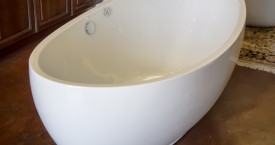 Free Standing Hydro System Air Bath Tub
